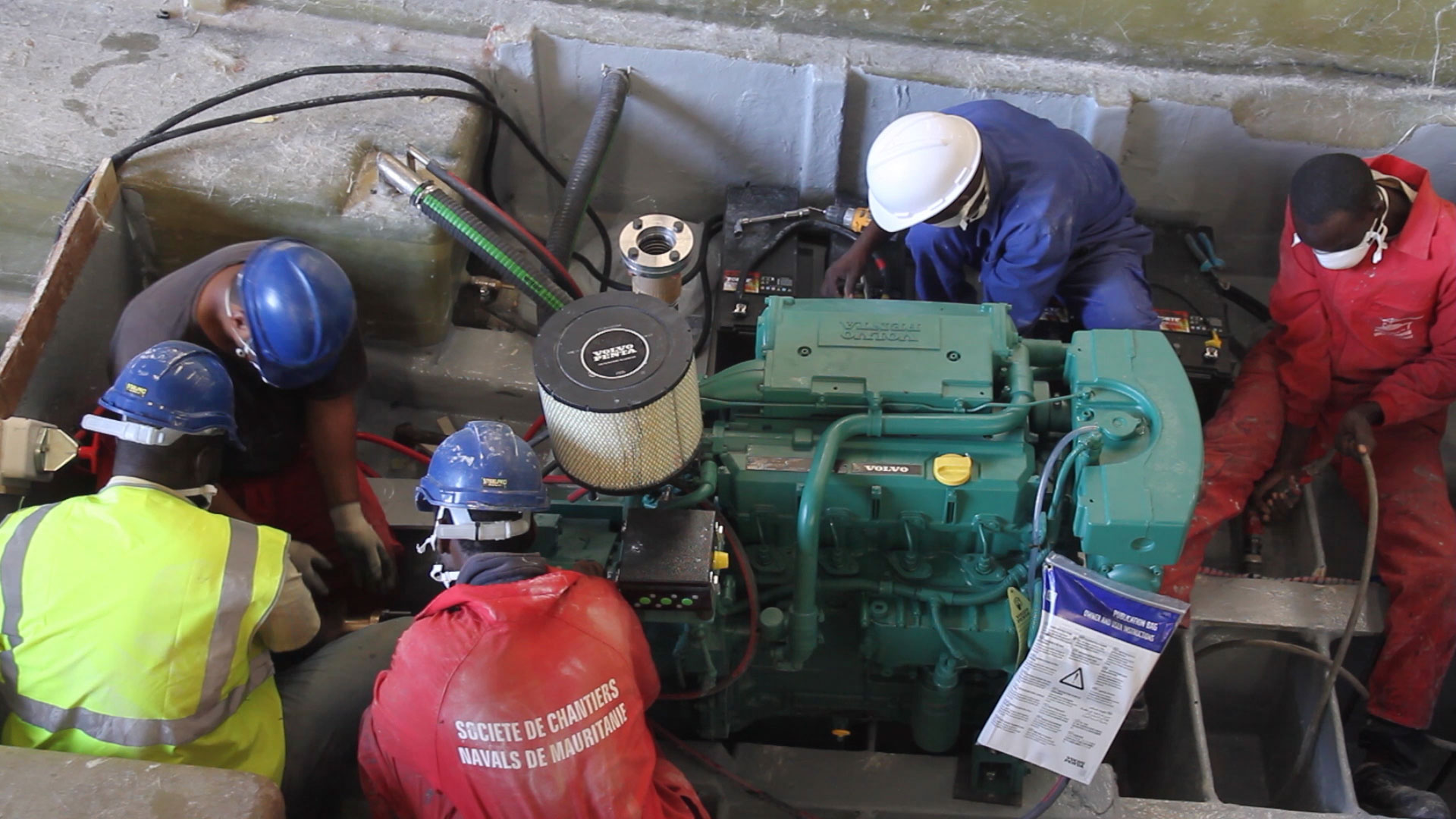 Installation moteur et mécanique navale