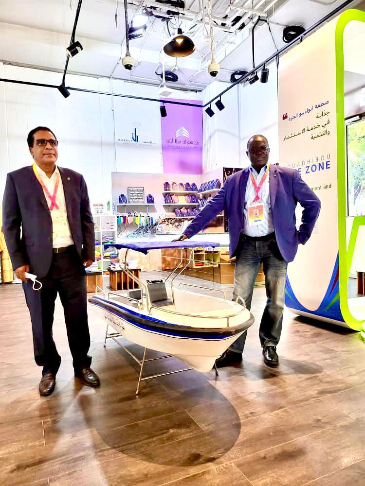 Maquette navire CNM à l'Expo Dubaï